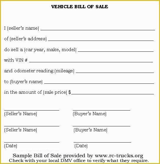 Free Vehicle Bill Of Sale Template Pdf Of 6 Bill Sale Templates Excel Pdf formats