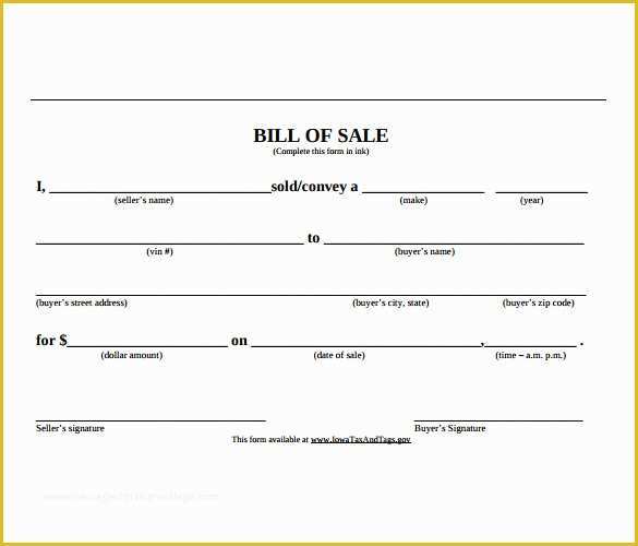 Free Vehicle Bill Of Sale Template Pdf Of Sample Car Bill Of Sale Template 6 Free Documents In