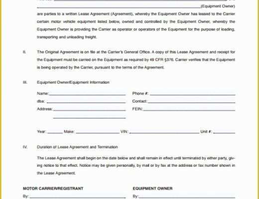 Free Vehicle Rental Agreement Template Of Sample Truck Lease Agreements 9 Free Documents In Word Pdf