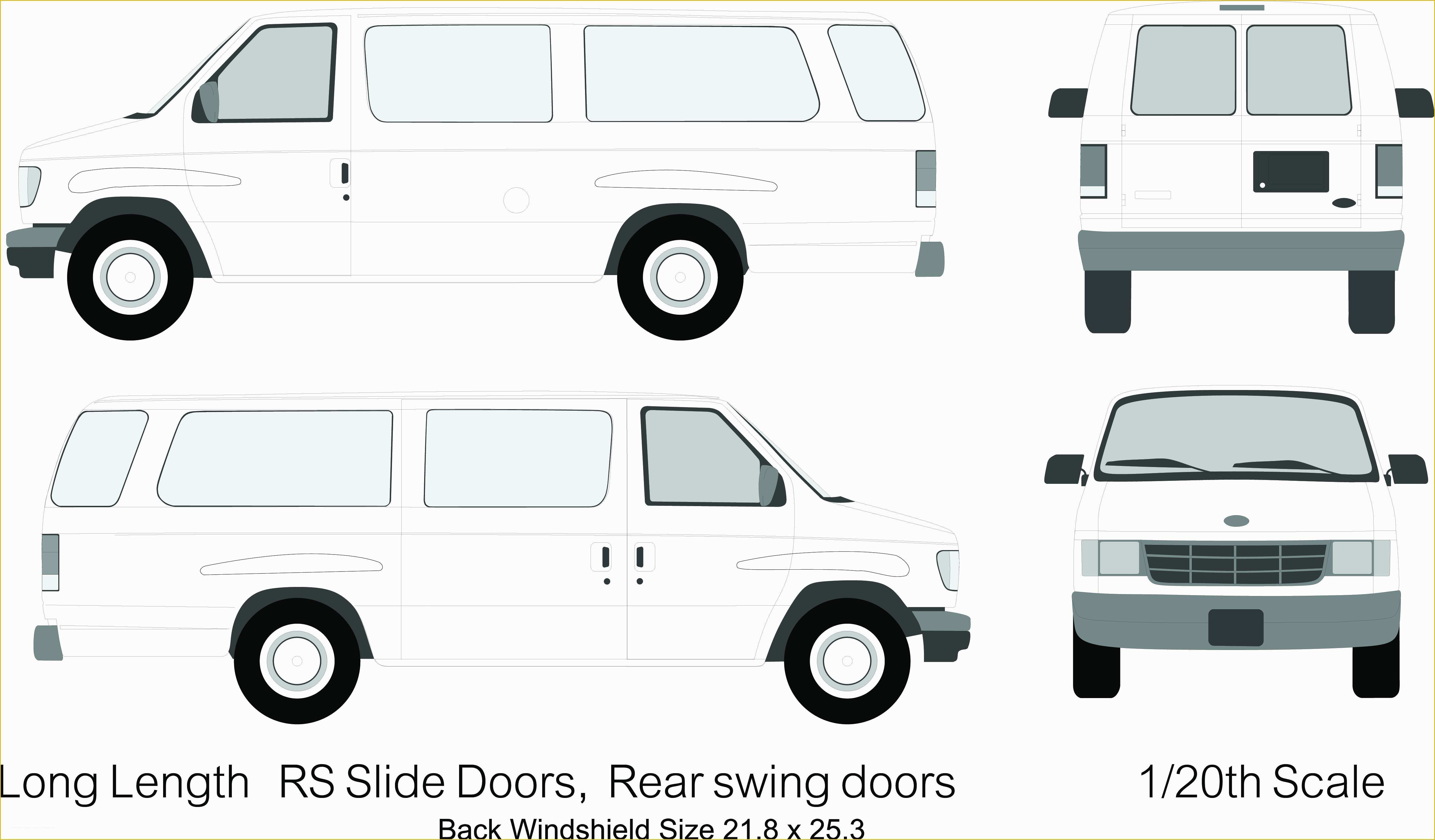Free Vehicle Wrap Templates Illustrator Minimalist Blank Printable