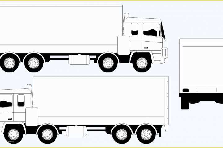 Free Vehicle Templates for Car Wraps Of Introduction Truck Wrap