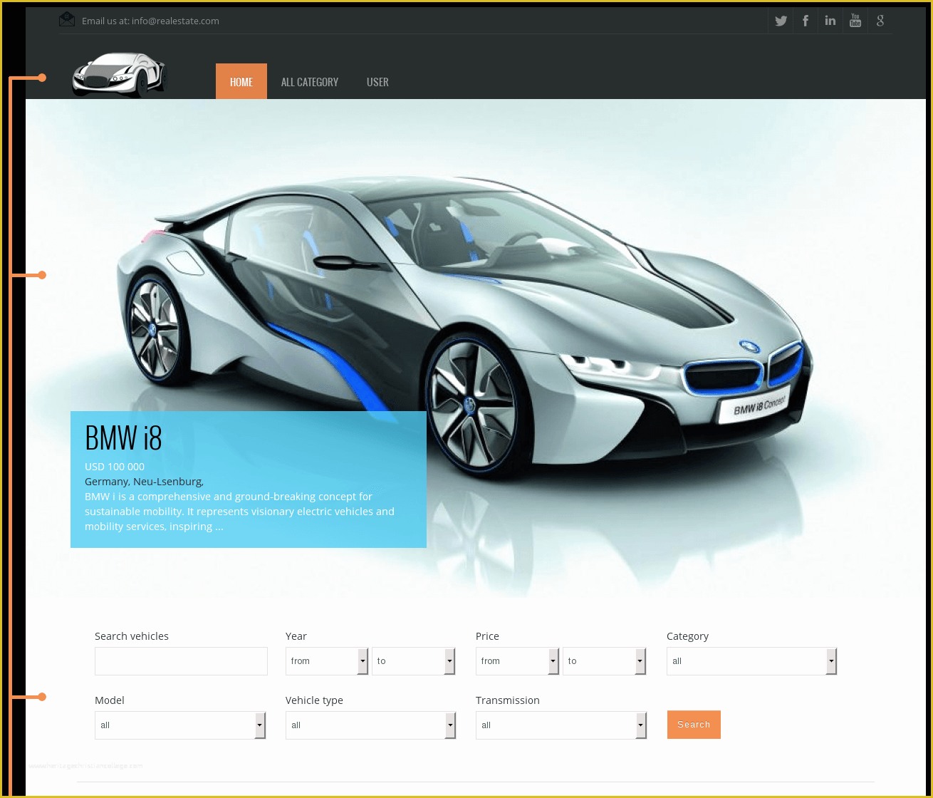 Free Vehicle Templates for Car Wraps Of orda Car Template Free Joomla theme Vinaora