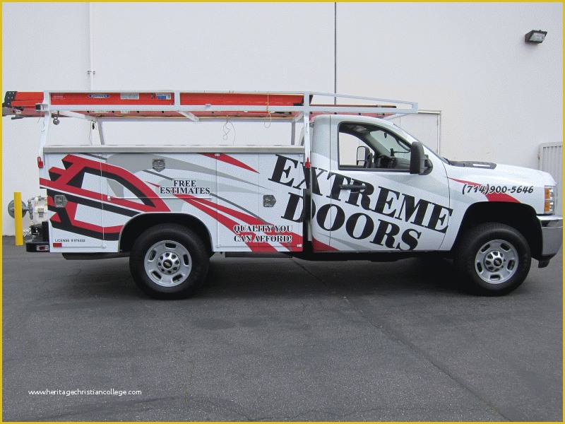 Free Vehicle Templates for Car Wraps Of Utility Truck Graphic Wrap Bellflower Ca