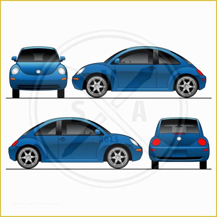 Free Vehicle Templates for Car Wraps Of Vehicle Wrap Template Archives Stock Vector Art