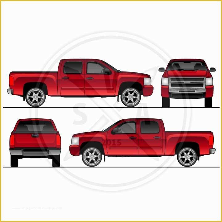 Free Vehicle Templates for Car Wraps Of Vehicle Wrap Template Archives Stock Vector Art
