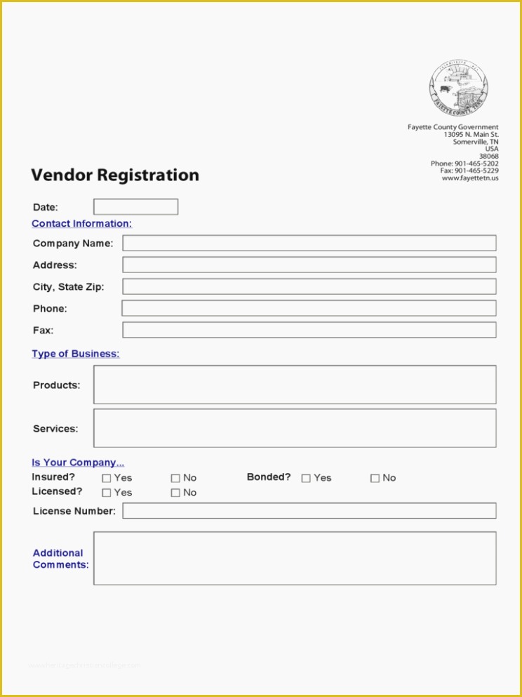 Free Vendor Application form Template Of 13 Important Life Lessons Vendor