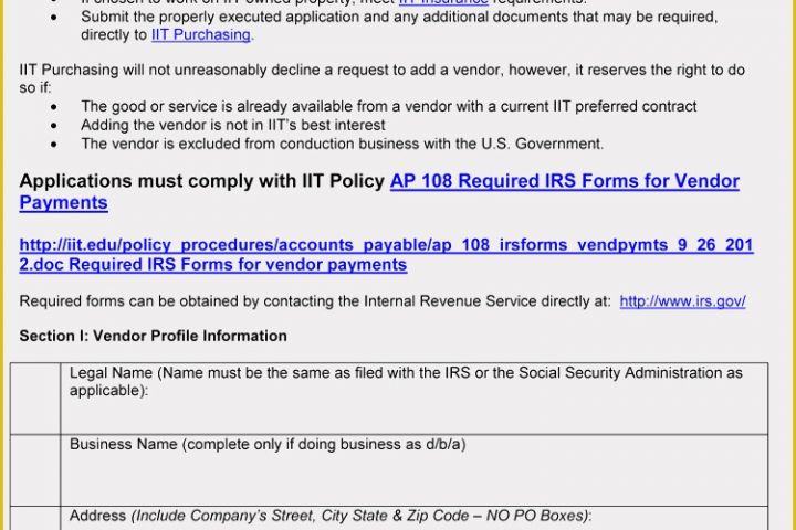 Free Vendor Application form Template Of 9 Printable Blank Vendor Registration form Templates for