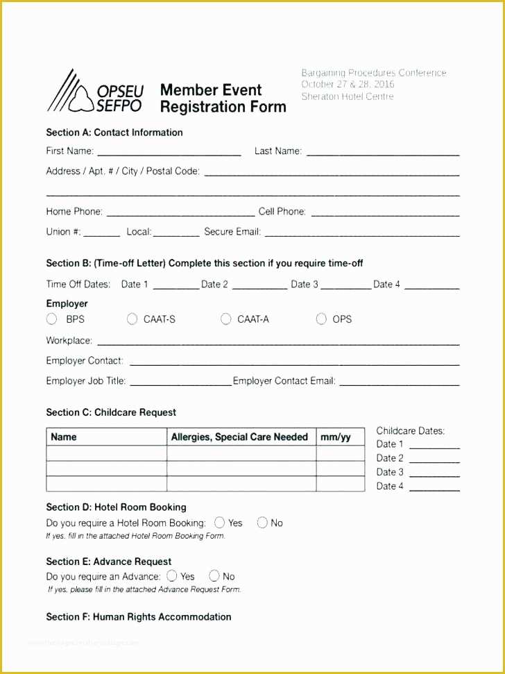 Free Vendor Application form Template Of event Registration form Template Word – event
