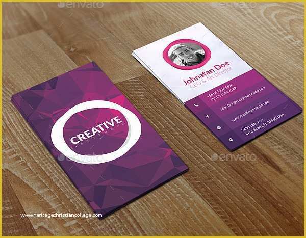 Free Vertical Business Card Template Of 27 Vertical Business Card Templates Free & Premium Download