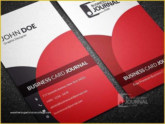 Free Vertical Business Card Template Of 55 Free Creative Business Card Templates Designmaz