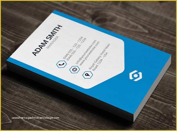 Free Vertical Business Card Template Of Creative Business Cards Design Print Ready