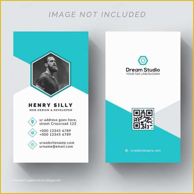 Free Vertical Business Card Template Of Creative Vertical Business Card Template for Free Download