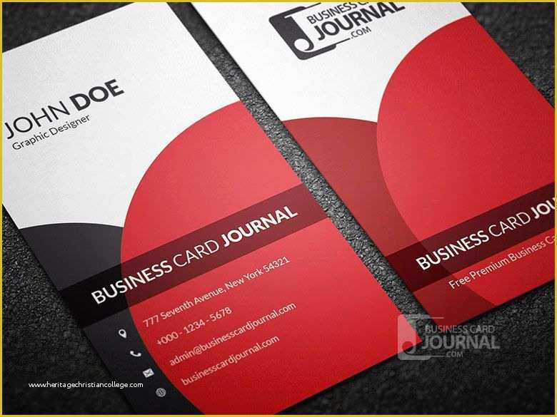 Free Vertical Business Card Template Of Download Elegant