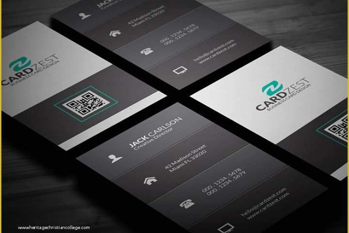 Free Vertical Business Card Template Of Free Clean Vertical Business Card Template by Mengloong On