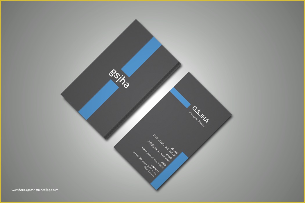 Free Vertical Business Card Template Of Free Vertical Business Card
