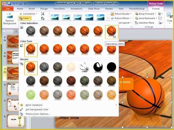 Free Video Editing Templates Of Animated Basketball Powerpoint Template