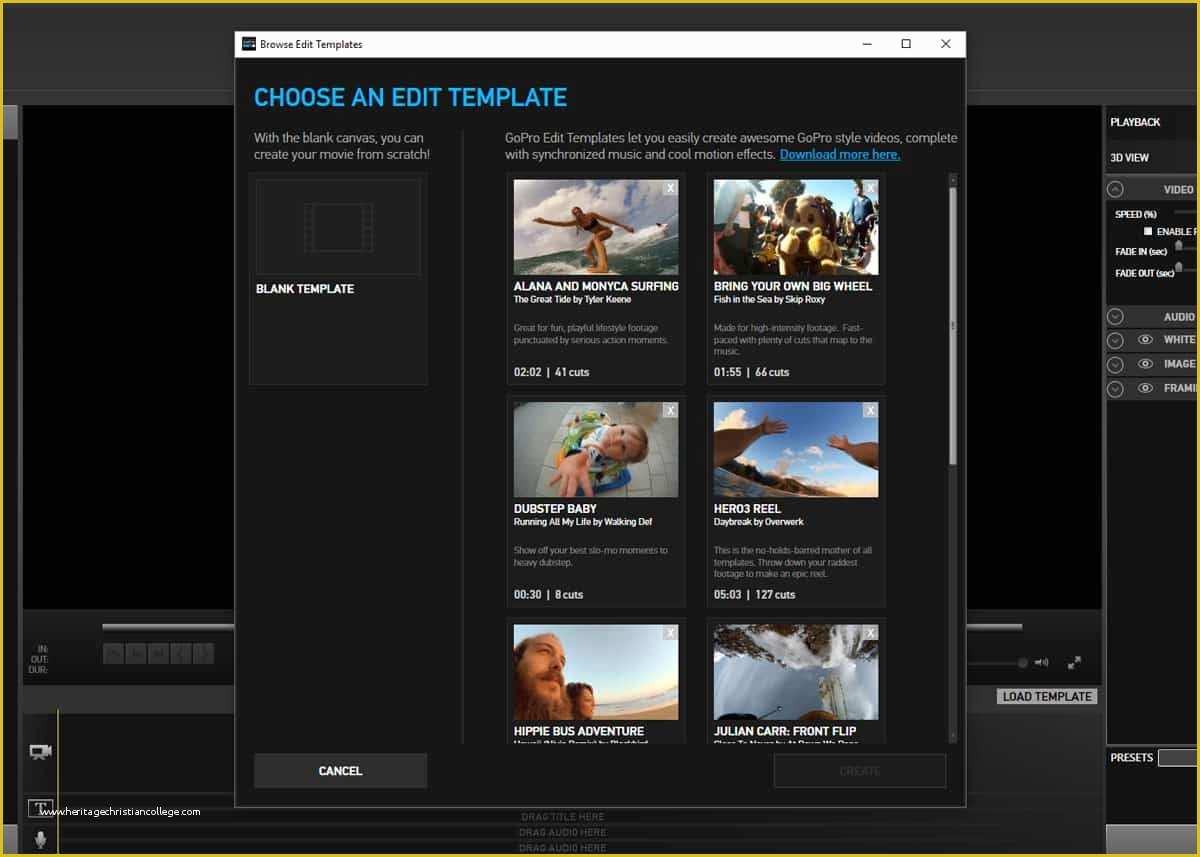Free Video Editing Templates Of How to Download More Gopro Edit Templates