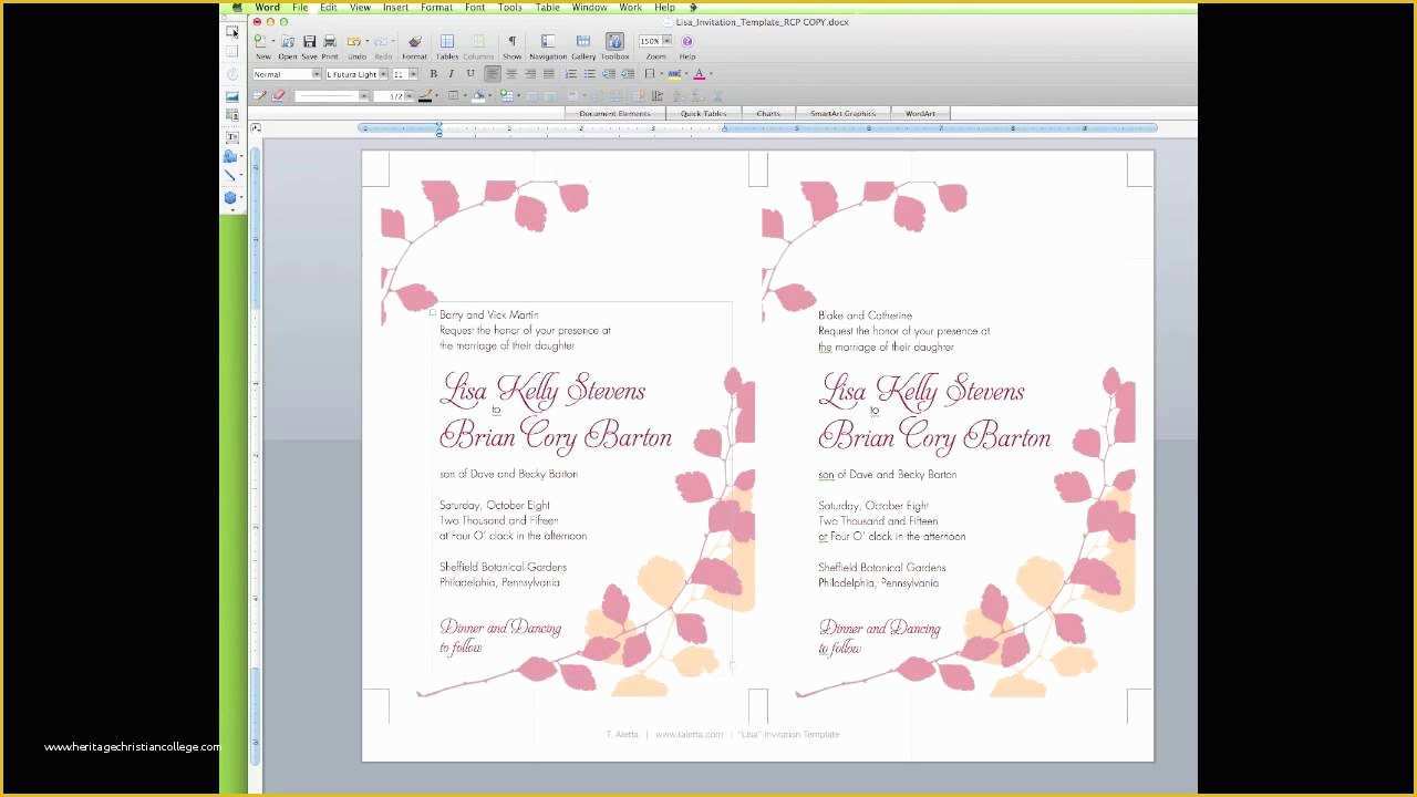 Free Video Editing Templates Of How to Edit A Wedding Invitation Template In Word