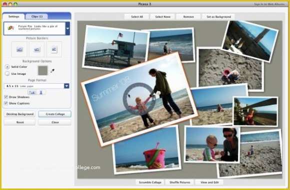 Free Video Editing Templates Of Picasa Editor and Album