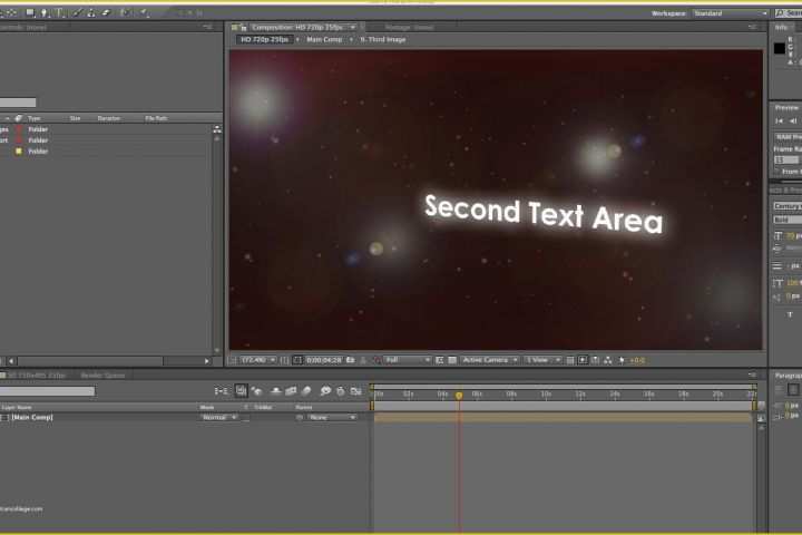 Free Video Editing Templates Of Video Editing after Effects Starry Red Promotion