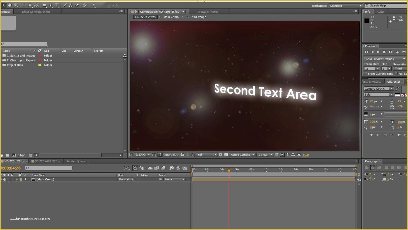 Free Video Editing Templates Of Video Editing after Effects Starry Red Promotion