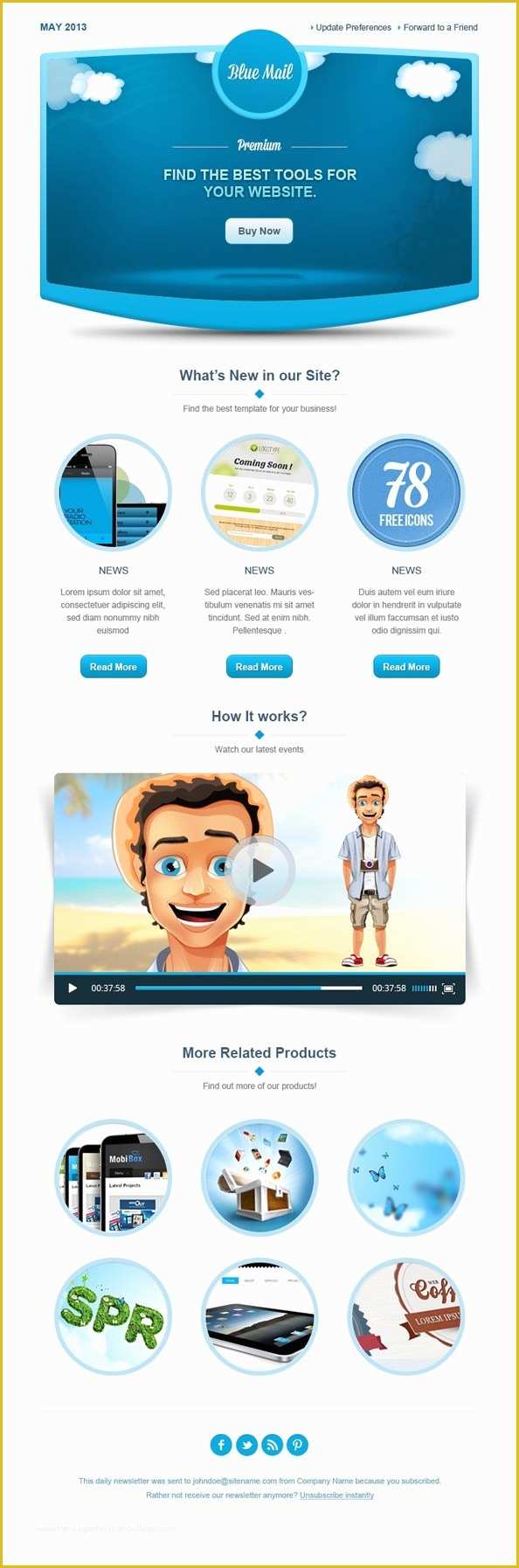 Free Video Email Templates Of Creative Email Template Free Mail Templates