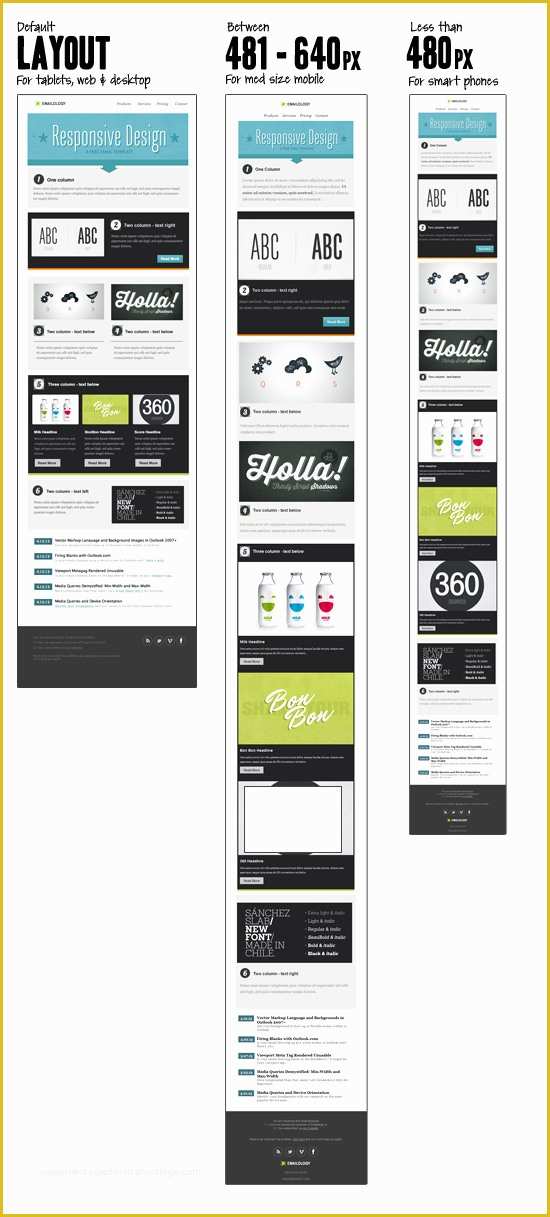 Free Video Email Templates Of Free Responsive Email Template Part I