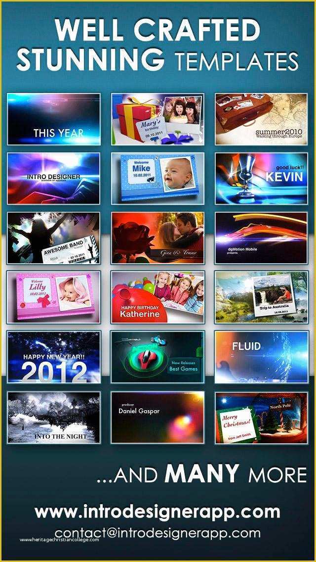Free Video Intro Templates iMovie Of Intro Designer for iMovie App for Ios – Review & Download