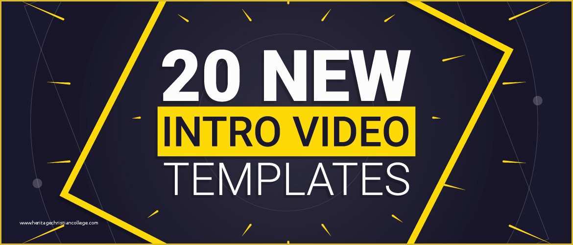Free Video Intro Templates Of Create Intro Videos In Less Than 5 Minutes Using these 20