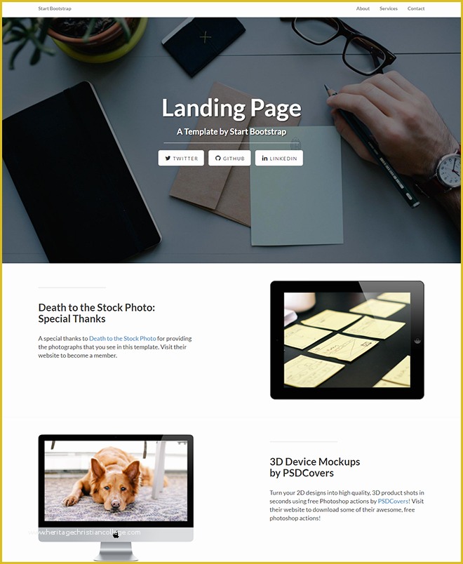 Free Video Landing Page Templates Of 20 Free HTML Landing Page Templates Built with HTML5 and