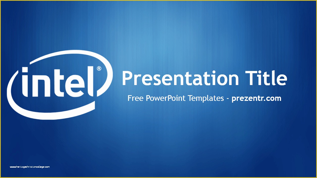 Free Video Presentation Templates Of Free Intel Powerpoint Template Prezentr Powerpoint Templates