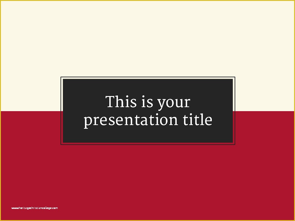 Free Video Presentation Templates Of Free Presentation Template Serious and formal