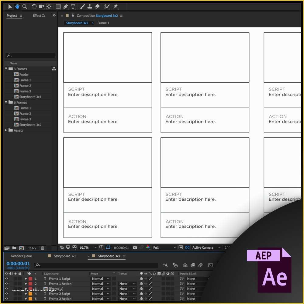 Free Video Templates after Effects Of Free Storyboard Templates for after Effects [aep]