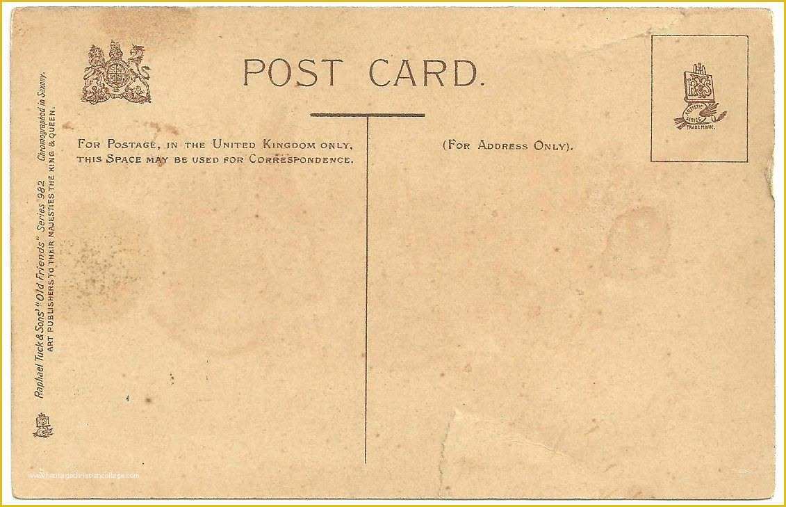 Free Vintage Postcard Template Of Postcard Template Fodder Pinterest