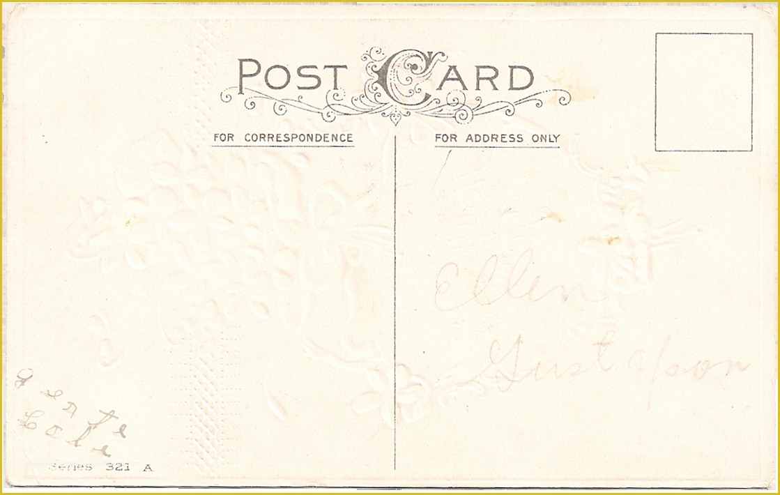Free Vintage Postcard Template Of Vintage Postal Charm