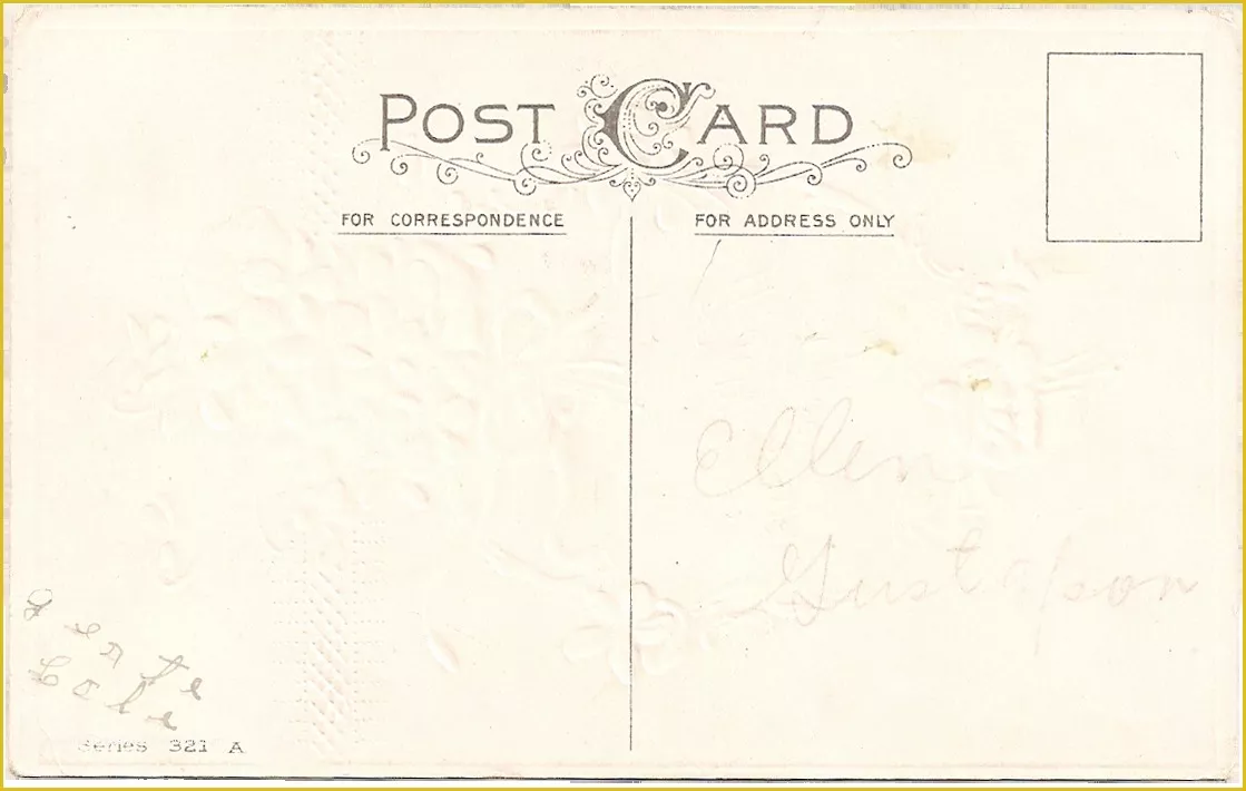 Free Vintage Postcard Template Of Vintage Postal Charm