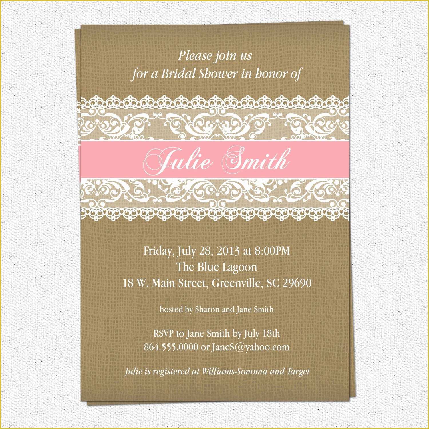 Free Vintage Wedding Invitation Templates Of Etsy Wedding Invitation Template Etsy Vintage Wedding