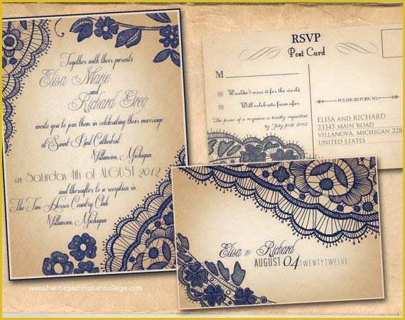 Free Vintage Wedding Invitation Templates Of these are Our Vintage themed Wedding Invitations the