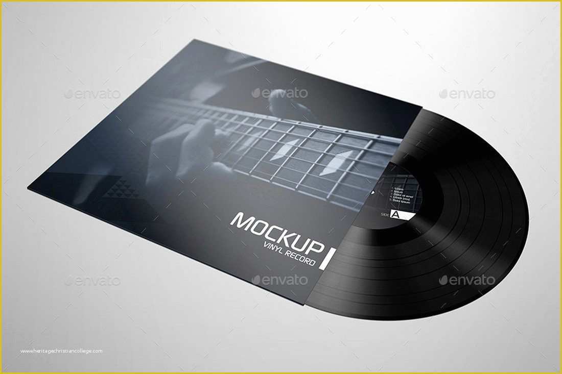 Free Vinyl Record Template Of 20 Best Vinyl Mockups