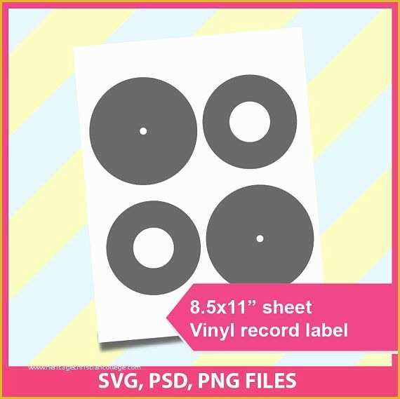 Free Vinyl Record Template Of Best 25 Label Templates Ideas On 