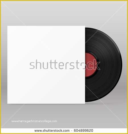 Free Vinyl Record Template Of Cover Design for Vinyl Records Stock Royalty Free
