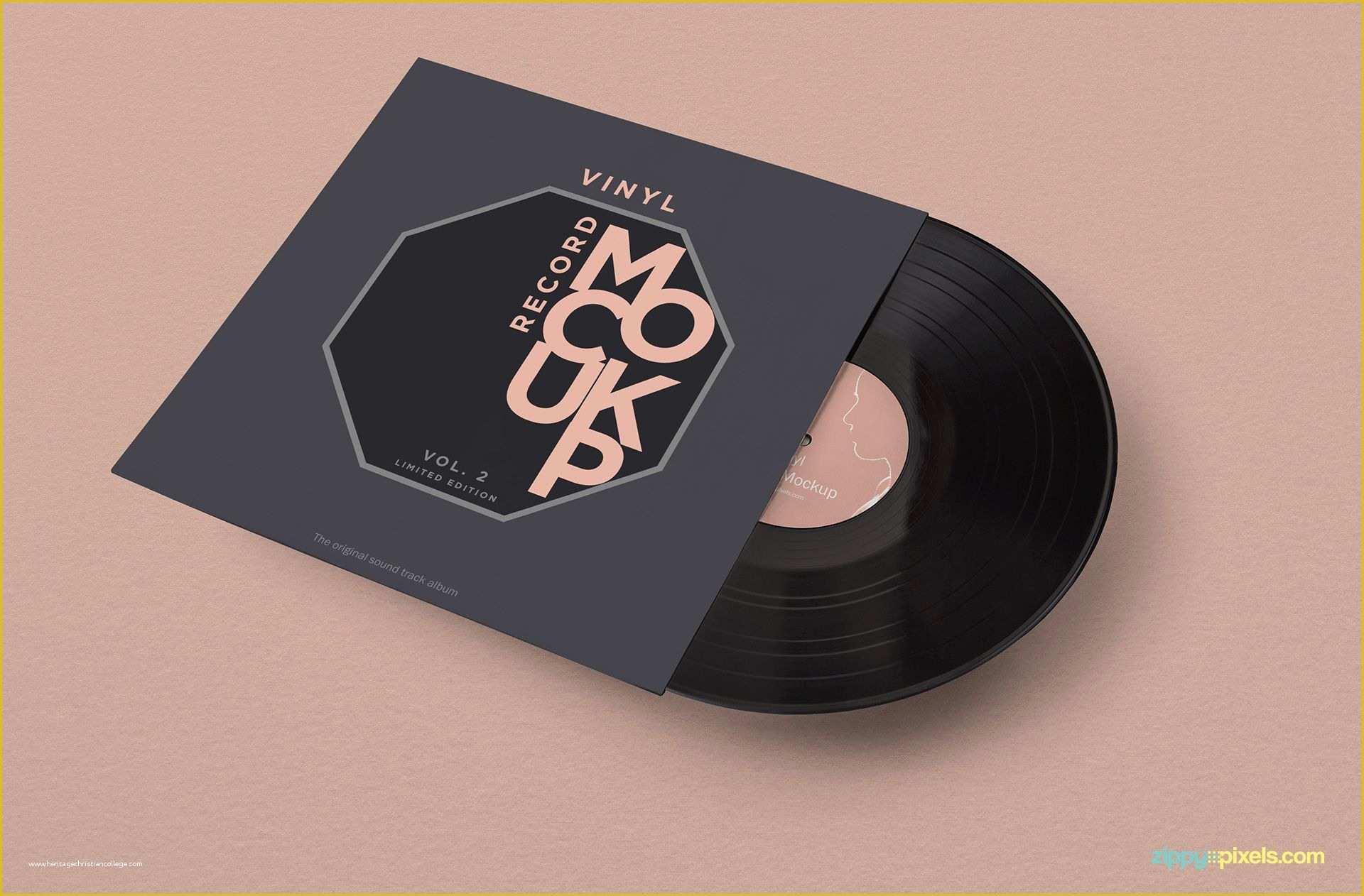 Free Vinyl Record Template Of Free Vinyl Record Mockup