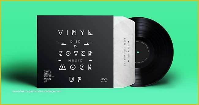 Free Vinyl Record Template Of the 5 Best Free Vinyl Record Psd Mock Ups