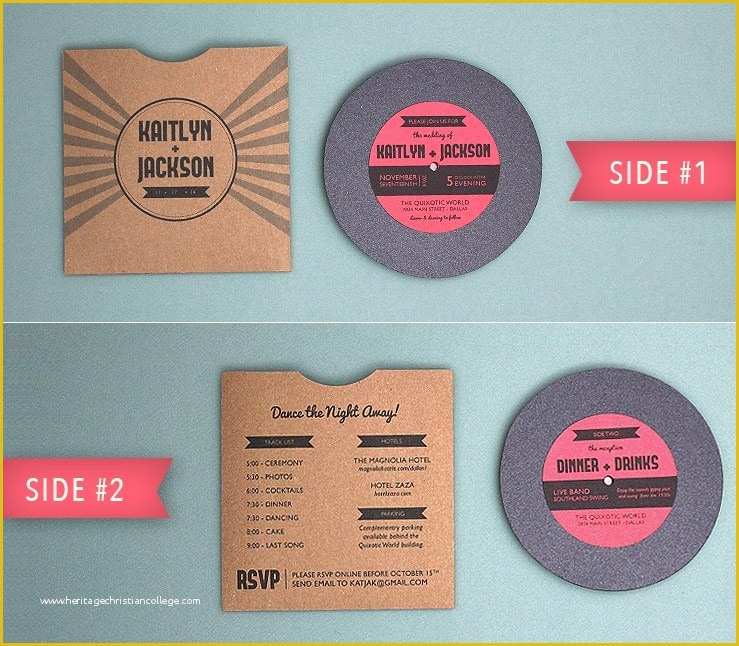 Free Vinyl Record Template Of totally Free totally Rockin Diy Vinyl Record Wedding