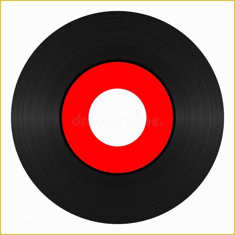 Free Vinyl Record Template Of Vinyl Record 45 Rpm Stock Illustration Illustration Of