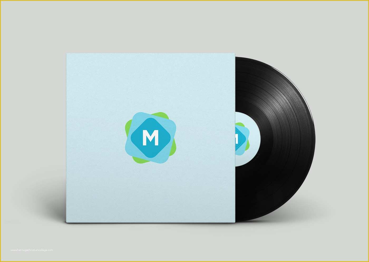 Free Vinyl Record Template Of Vinyl Record Cover Mockup Mockup Templates