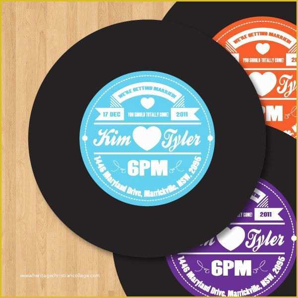 Free Vinyl Record Template Of Vinyl Record Label Wedding Invitation Diy Set Printable