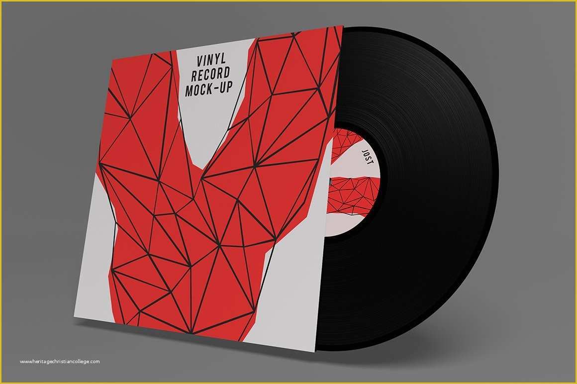 Free Vinyl Record Template Of Vinyl Record Mockups for Shop Product Mockups