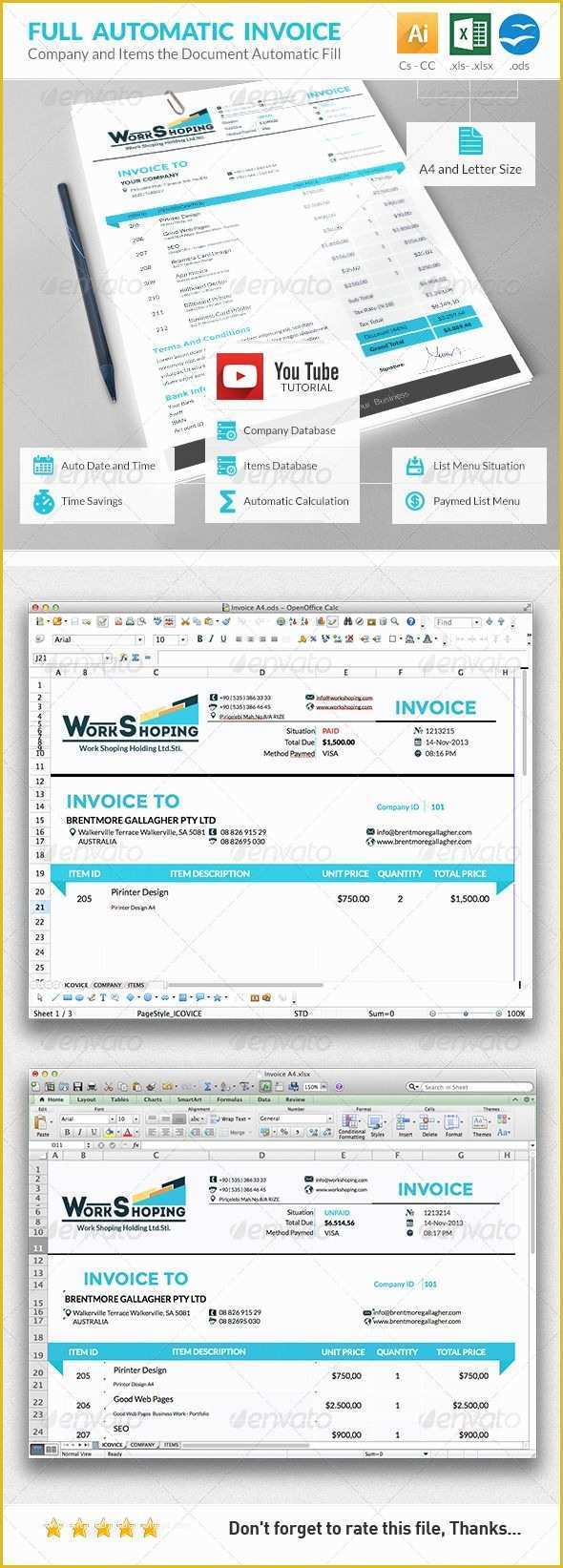 Free Virtual assistant forms and Templates Of Invoice