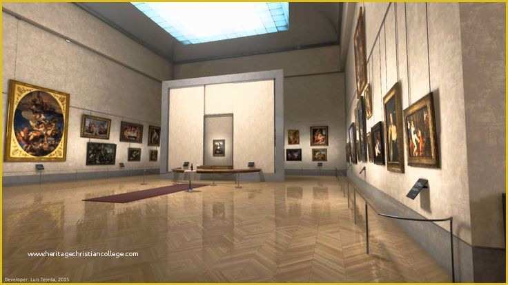 Free Virtual Room Templates for Artists Of Mona Lisa Room Virtual Reality Unreal Engine Demo